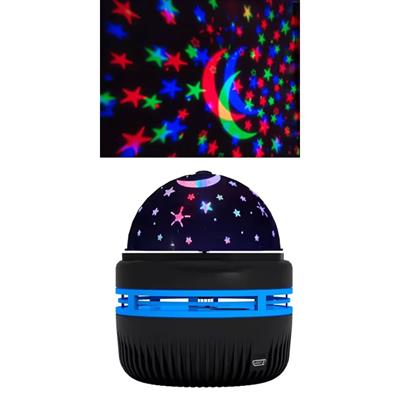 Led Mini Star Light Dönen Yıldız Ay Gece Lambası Sihirli Top Işık