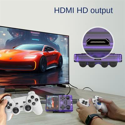 M18 Pro Oyun Konsolu 2 Adet Joystick Taşınabilir Ekranlı HDMI TV Bağlantılı 2 Kablosuz Gamepad 64 Bit Retro Oyun Cihazı