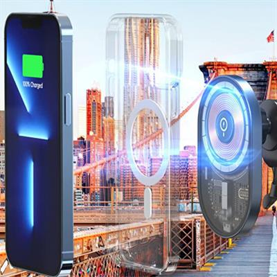 Magnetik Araç İçi Hızlı Şarj 15W Telefon Tutucu Standı Magsafe Özellikli