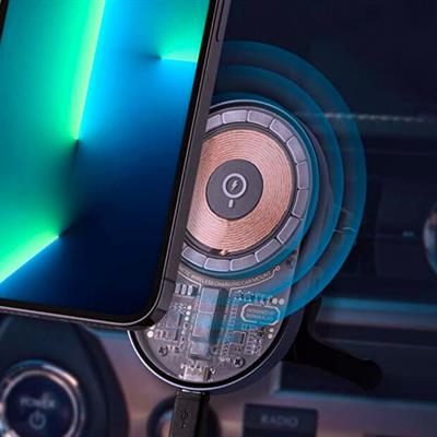 Magnetik Araç İçi Hızlı Şarj 15W Telefon Tutucu Standı Magsafe Özellikli