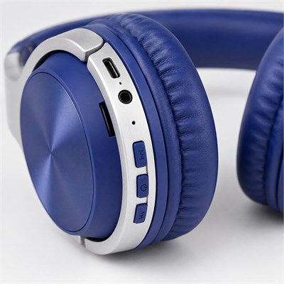 Mavi BT830 Kablosuz Bluetooth 5.0 Kulak Üstü Kulaklık TF Kart Destekli Aux Girişli Şarj Edilebilir Kulaklık