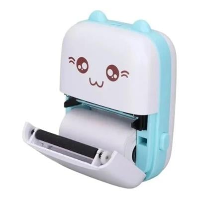Mavi Termal Cep Yazıcısı Mini Printer