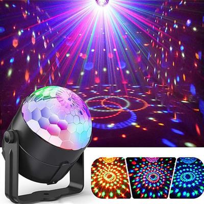 Mini Disko Topu Kumandalı Sese Duyarlı Led Parti Işığı 