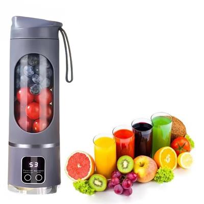 Mor HS-860 Usb Şarjlı Taşınabilir 450 ML Kapasiteli Smoothie Blenderı Dijital Ekranlı Paslanmaz Çelik Bıçaklı Meyve Sıkacağı Ve Shaker Makinesi