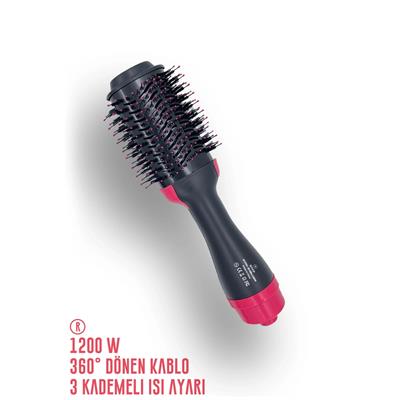 One Step Saç Şekillendirici ve Saç Düzleştirici Fön Tarağı Sıcak Hava Üflemeli 3 Kademeli Fön Tarak