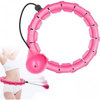 P26 Spor Aleti Ağırlıklı Toplu  Akıllı Hula Hoop Bel Simidi Çevirmeli Egzersiz Aleti Düşmeyen Zayıflama Çemberi Fitness Halkası Evde Spor Ekipmanı 