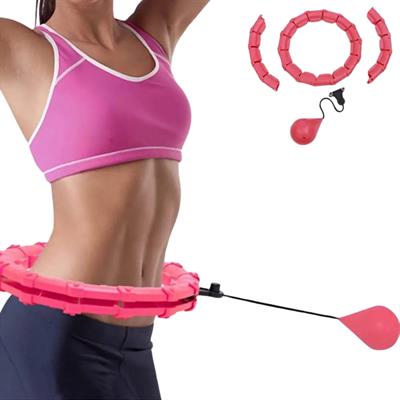 P26 Spor Aleti Ağırlıklı Toplu  Akıllı Hula Hoop Bel Simidi Çevirmeli Egzersiz Aleti Düşmeyen Zayıflama Çemberi Fitness Halkası Evde Spor Ekipmanı 