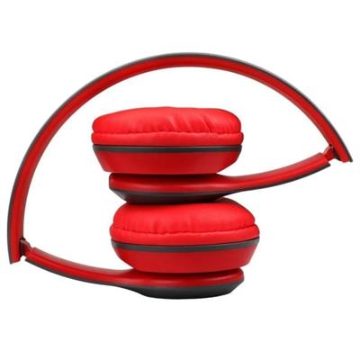P47 Kırmızı Kulak Üstü Kablosuz Bluetooth Kulaklık