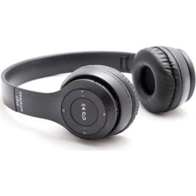 P47 Siyah Kulak Üstü Kablosuz Bluetooth Kulaklık