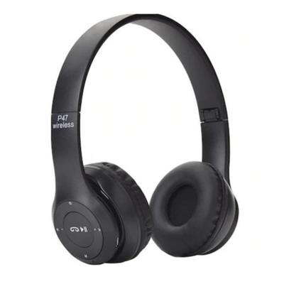 P47 Siyah Kulak Üstü Kablosuz Bluetooth Kulaklık