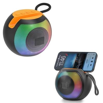 P62 Rgb Işıklı Kablosuz Speaker Telefon Tutacaklı Taşınabilir Top Bluetooth Hoparlör