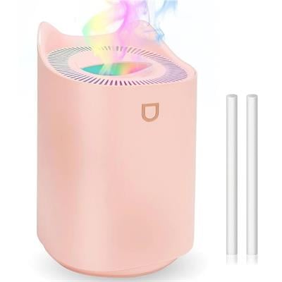 Pembe Humıdıfıer Hava Nemlendirici Büyük Kapasiteli 3000ml Ultrasonik Aroma Difüzörü