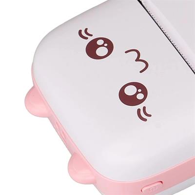 Pembe Termal Cep Yazıcısı Mini Printer
