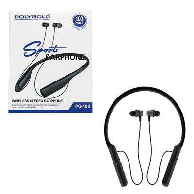 PG-100 Boyun Askılı Kablosuz Bluetoothlu Spor Kulaklık 