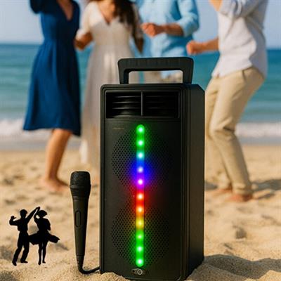 PG-4266 Mini Dijital Speaker Rgb Işıklı Taşınabilir Bluetooth Hoparlör