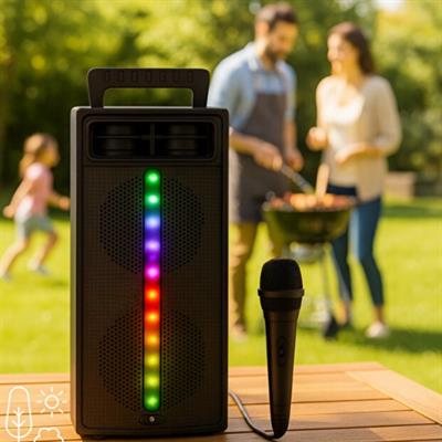 PG-4266 Mini Dijital Speaker Rgb Işıklı Taşınabilir Bluetooth Hoparlör