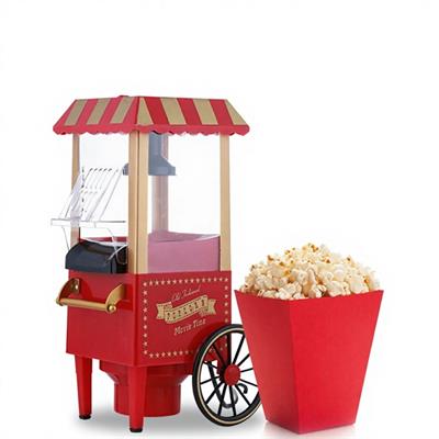 PG-618 Nostaljik Tasarımlı Mini Popcorn Makinesi Ev Tipi Mısır Patlatma Makinesi Kolay Temizlenebilir Aşırı Isınma Korumalı
