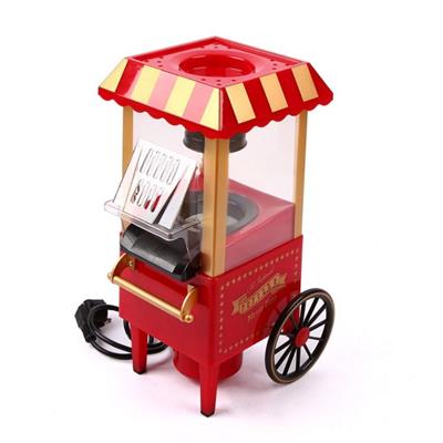 PG-618 Nostaljik Tasarımlı Mini Popcorn Makinesi Ev Tipi Mısır Patlatma Makinesi Kolay Temizlenebilir Aşırı Isınma Korumalı