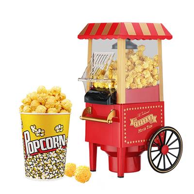 PG-618 Nostaljik Tasarımlı Mini Popcorn Makinesi Ev Tipi Mısır Patlatma Makinesi Kolay Temizlenebilir Aşırı Isınma Korumalı