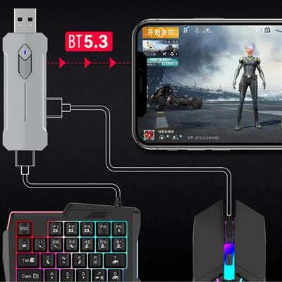 Pubg Mobil Oyun Kiti 5 In 1 Klavye Mouse Dönüştürücü Set