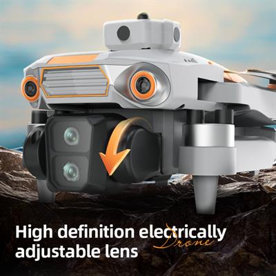 R06 Kameralı Uzaktan Kumandalı Drone 2.4G Kumanda Fırçasız Motor El Hareketi Kontrol Fotoğraf Video Çekim Hover Özellikli Katlanabilir Drone