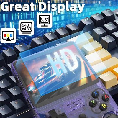 R36S Retro El Oyun Konsolu 3,5 İnç IPS Ekran 