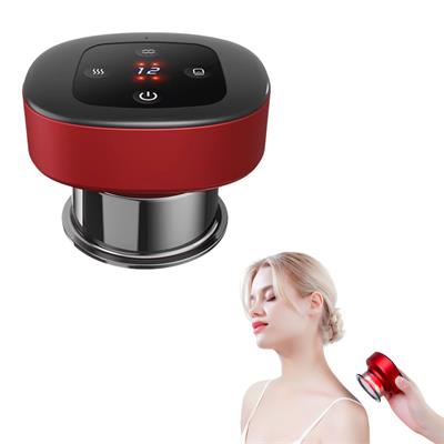 Şarjlı Akıllı Elektrikli Kupa Çekme Masaj Aleti Vakumlu Hacamat Cihazı Isıtmalı Negatif Basınç Kas Ağrı Giderici Selülit Sıkılaştırıcı Masaj Aleti