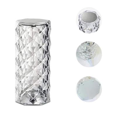 Şarjlı Dokunmatik Kristal Masa  Lambası 