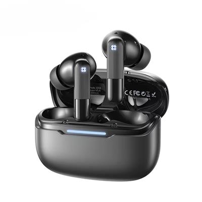 Siyah Enc Anc Çift Mikrofon 6.0 Bluetooth Kablosuz Kulaklık Gürültü Engelleyici Uzun Pil Süreli Kablosuz Bluetooth Kulaklık