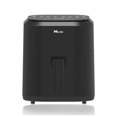 Siyah Mline 4 Litre AirFryer Sıcak Hava Fritözü