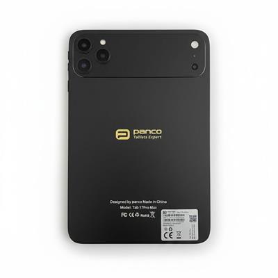 Siyah Panco Tab 17 Pro Max Tablet Kalem Klavye Mouse Seti Android Büyük Ekran Kılıflı Tablet 