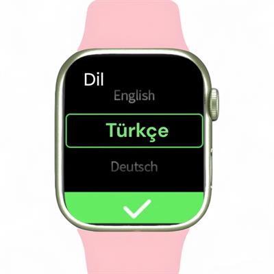 Smart Watch T700S Pembe Akıllı Saat