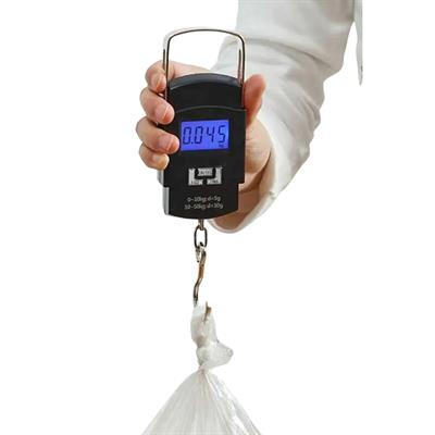 Taşınabilir Elektronik Dijital Göstergeli El Kantarı 50 Kg Terazi 10 Gr Hassas Tartı