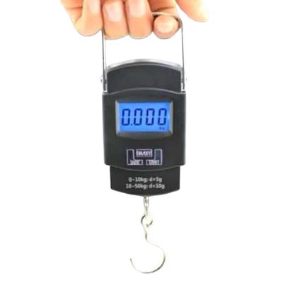 Taşınabilir Elektronik Dijital Göstergeli El Kantarı 50 Kg Terazi 10 Gr Hassas Tartı