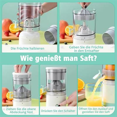 Taşınabilir USB Şarjlı Elektrikli Meyve Sıkacağı