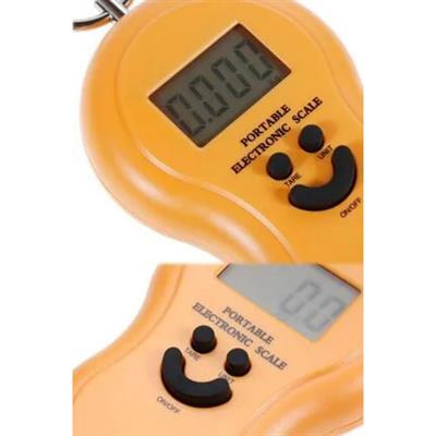 Turuncu Elektronik Dijital El Kantarı Taşınabilir Gülücüklü Hassas Tartı Mutfak Terazisi