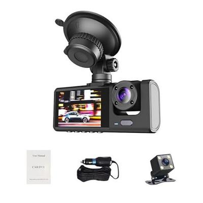 Üç Kameralı 1080 Full Hd G Sensör Özelikli Geri Görüşlü Araç İçi Kamera