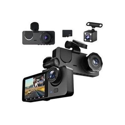 Üç Kameralı 1080 Full Hd G Sensör Özelikli Geri Görüşlü Araç İçi Kamera