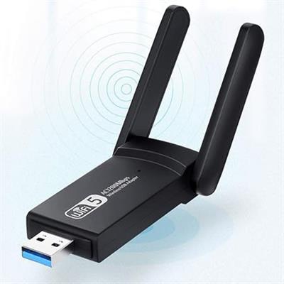 Usb 3.0 Adaptör Kablosuz Wifi 5 Alıcı Dönüştürücü