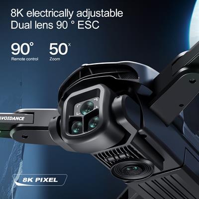V188 Max HS325 Drone Katlanabilir Kameralı Wifi Bağlantılı Uzaktan Kumandalı Hd Çift Kameralı Mini Drone Ekran Kumandalı 