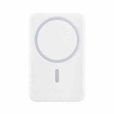 W08 10.000 mAh Manyetik Kablosuz Powerbank 5W Kablosuz Şarj Destekli Akıllı Pil Korumalı Taşınabilir Telefon Şarj Cihazı Magsafe Powerbank