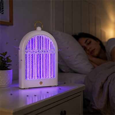 W11 Şarjlı UV Işıklı Elektrikli Sinek ve Sivrisinek Öldürücü Lamba Type C Şarjlı Asılabilir Böcek Kovucu 