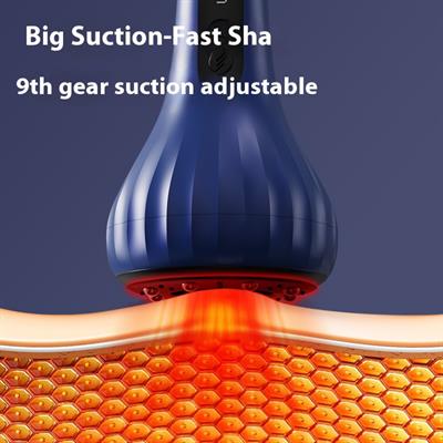 XY-008 Hacamat Akıllı Negatif Basınçlı Vakumlu Kupa Masaj Cihazı Isıtmalı Hacamat Masaj Aleti Şarjlı Elektrikli 9 Kademeli 2 Adet Kokulu Yağ Hediyeli