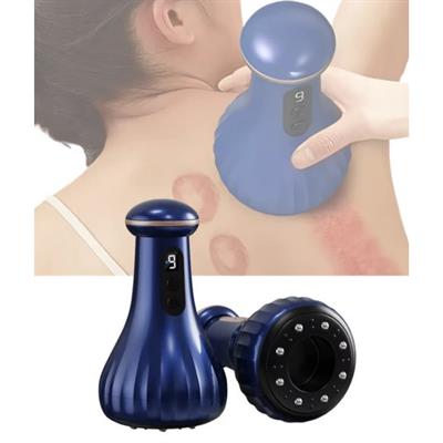 XY-008 Hacamat Akıllı Negatif Basınçlı Vakumlu Kupa Masaj Cihazı Isıtmalı Hacamat Masaj Aleti Şarjlı Elektrikli 9 Kademeli 2 Adet Kokulu Yağ Hediyeli