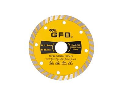 180x2.4x22.2 mm Turbo Elmas Mermer Granit Kesici GFB2386