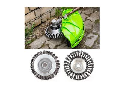 6" 150mm Motorlu Tırpan Kıyı Temizleme Burgulu Tel Fırça MES760