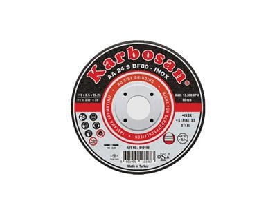 KARBOSAN 125x1.0x22 İnox İnce Kesme Diski