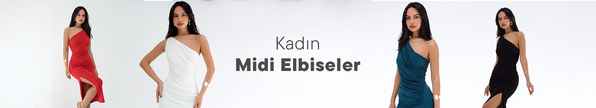 Kadın Midi Elbise Modelleri