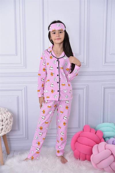 Minnieli Düğmeli Pijama Takımı 