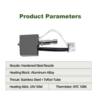 Anycubic Kobra S1 Hotend Seti-0.4mm(Sertleştirilmiş Çelik Nozzle)